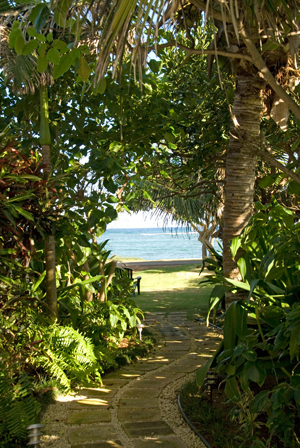 Path to Ocean from Moonrise Guest Cottage
