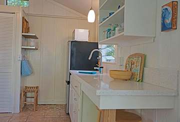 Beautifully renovated food prep area.